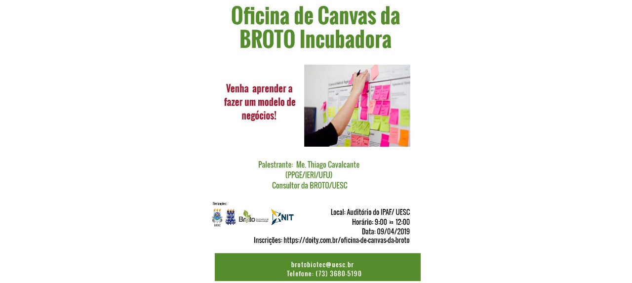Oficina de Canvas da BROTO