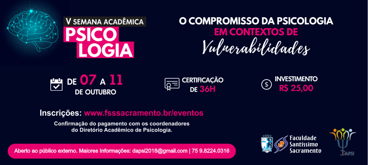 V Semana Acadêmica de Psicologia