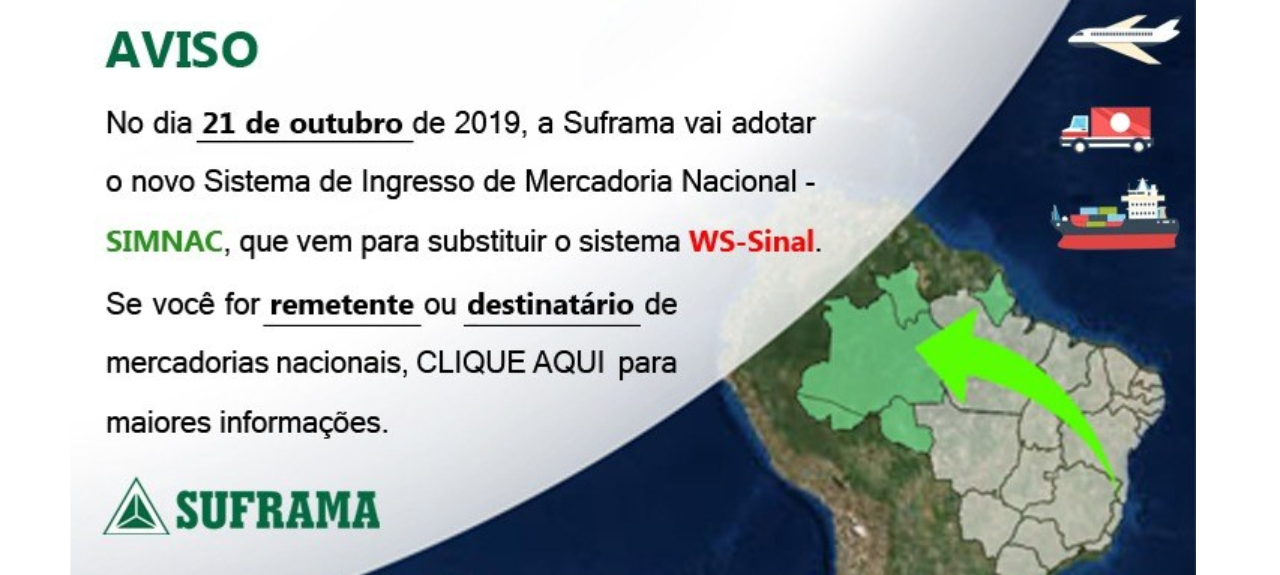 Apresentação do Sistema de Internamento de Mercadoria Nacional - SIMNAC