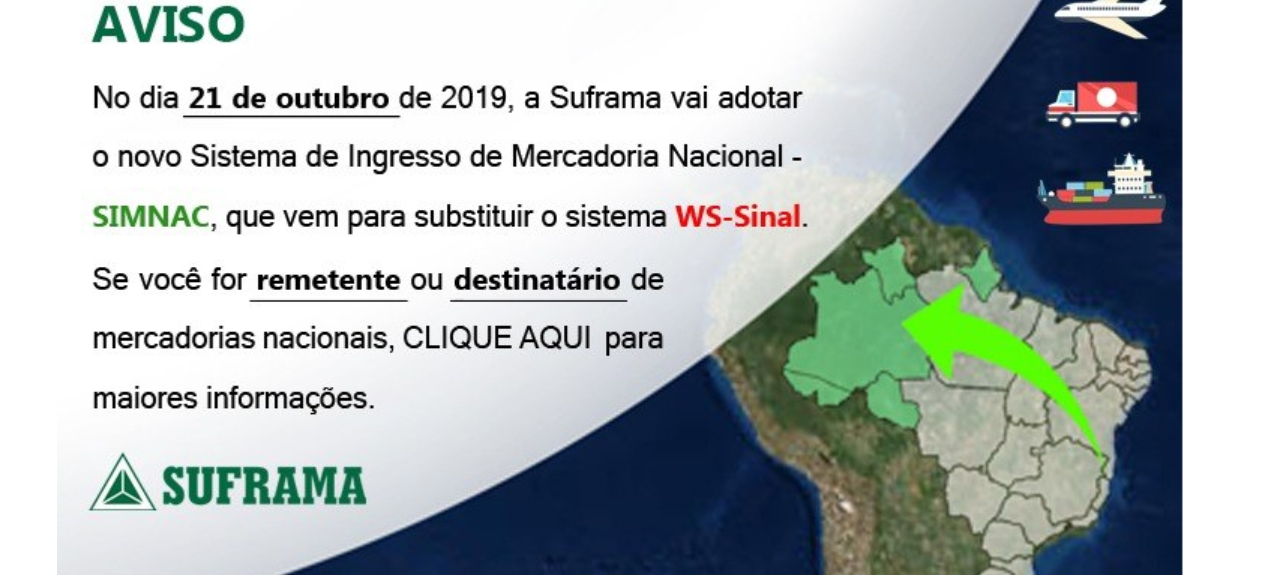 Apresentação do Sistema de Internamento de Mercadoria Nacional - SIMNAC