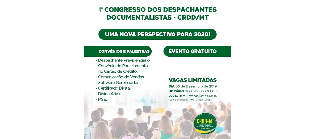 I CONGRESSO DOS DESPACHANTES DOCUMENTALISTAS DE MATO GROSSO