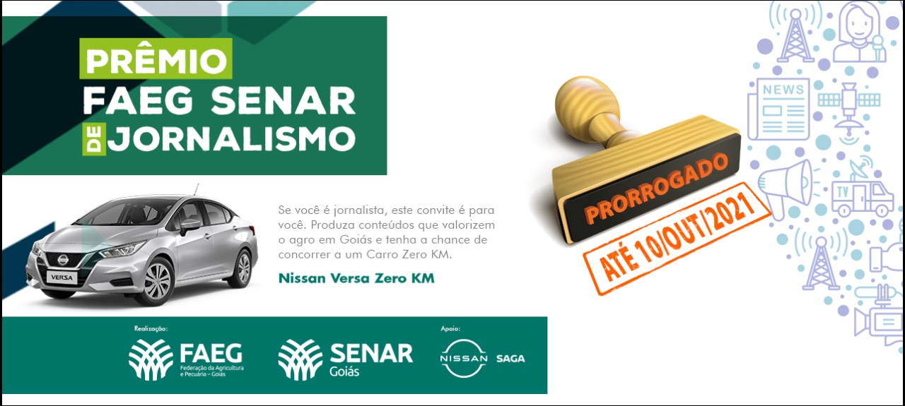 Prêmio Faeg/Senar de Jornalismo – 2021