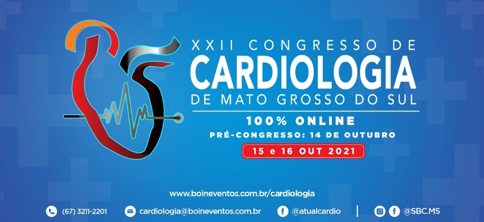 XXII CONGRESSO DE CARDIOLOGIA DE MS | 100% ONLINE