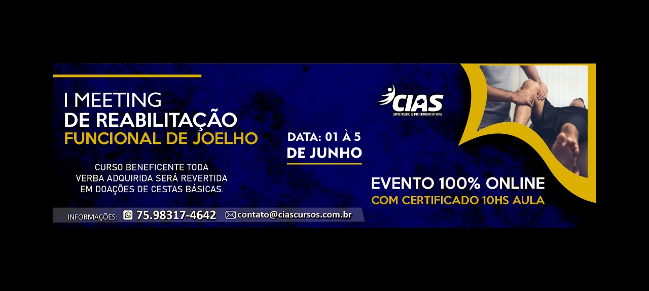 I MEETING DE REABILITAÇÃO DE JOELHO - ON-LINE