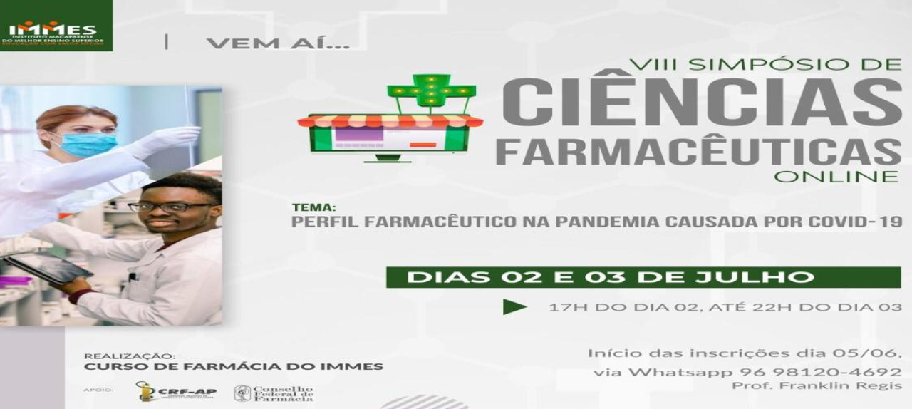 VIII SIMPÓSIO DE CIÊNCIAS FARMACÊUTICAS