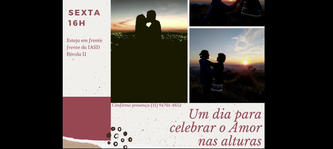 Celebre o Amor nas alturas