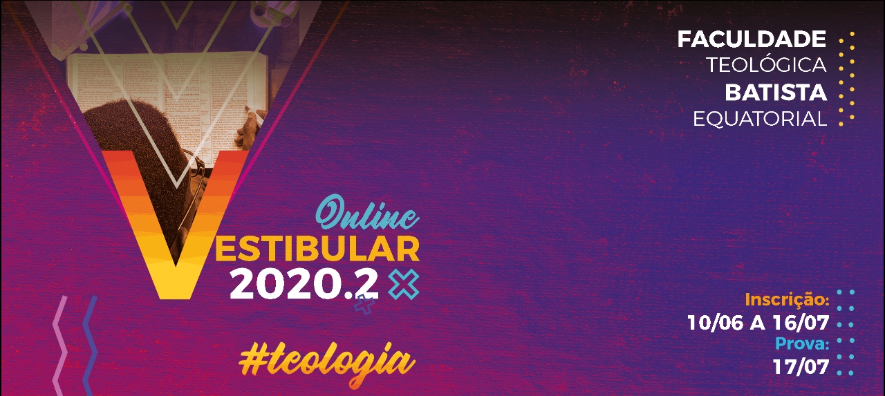 Inscrição - Vestibular 2020.2