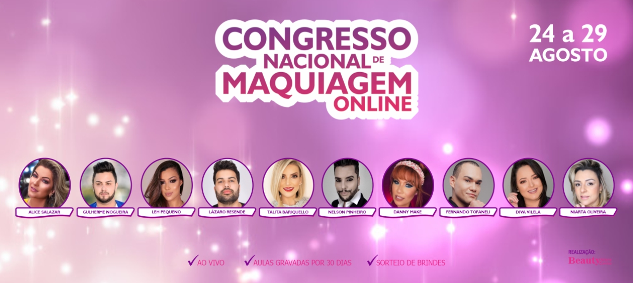 CONGRESSO NACIONAL DE MAQUIAGEM ONLINE