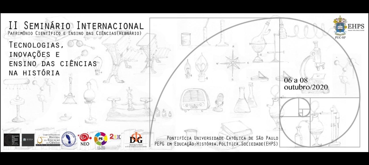 II Seminário Internacional Patrimônio Científico e Ensino das Ciências (Webinário)