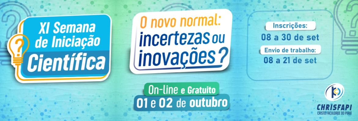 XI Semana Científica da Chrisfapi