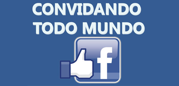 Convide pelo Facebook