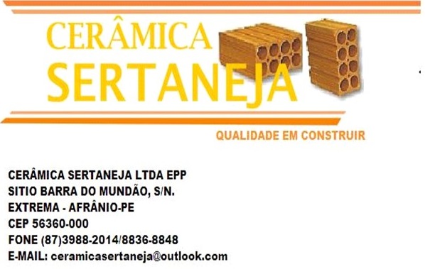 EMPRESA NO RAMO DE BLOCOS DE CERÂMICAS