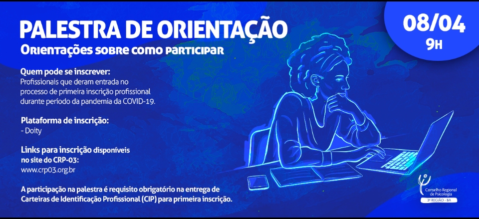 PALESTRA DE ORIENTAÇÃO -   08  DE ABRIL  DE  2021