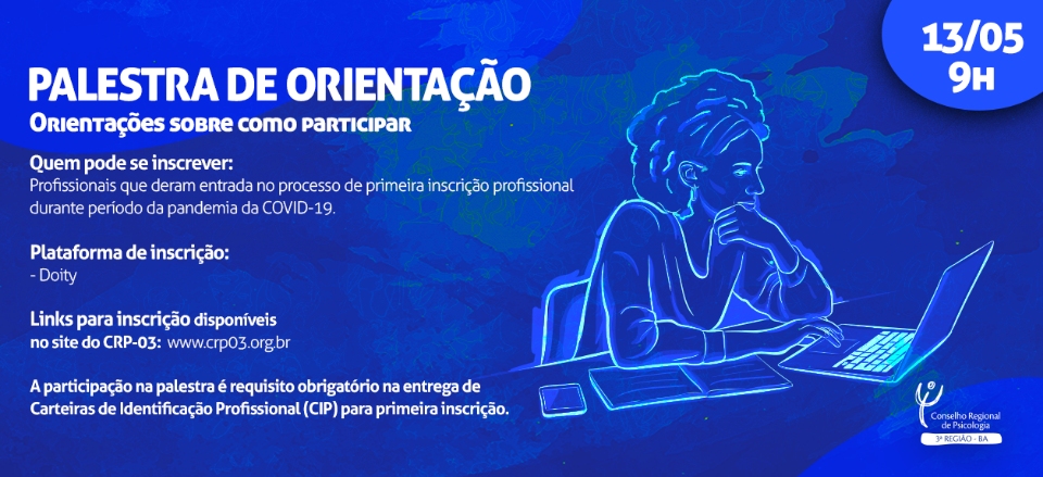 PALESTRA DE ORIENTAÇÃO -   13  DE MAIO  DE  2021