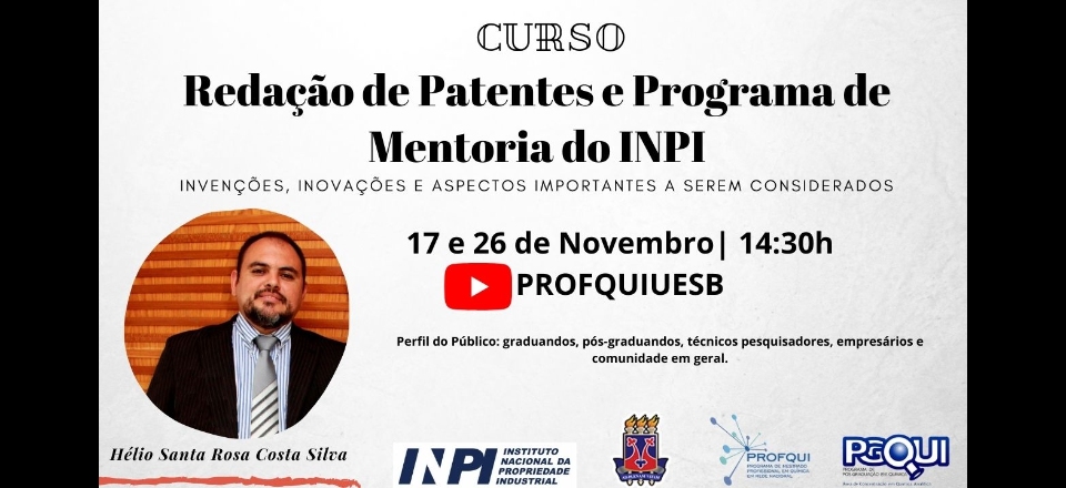 Redação de Patentes e Programa de Mentoria do INPI