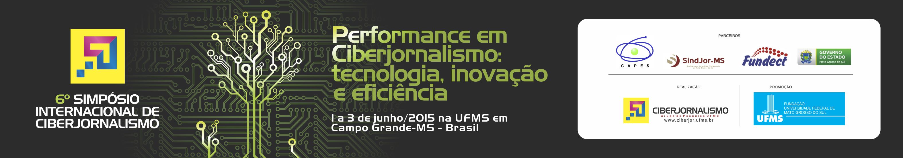 6º Simpósio Internacional de Ciberjornalismo