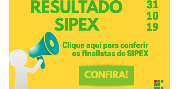 Divulgado resultado do SIPEX