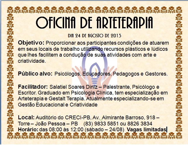 OFICINA EM ARTETERAPIA